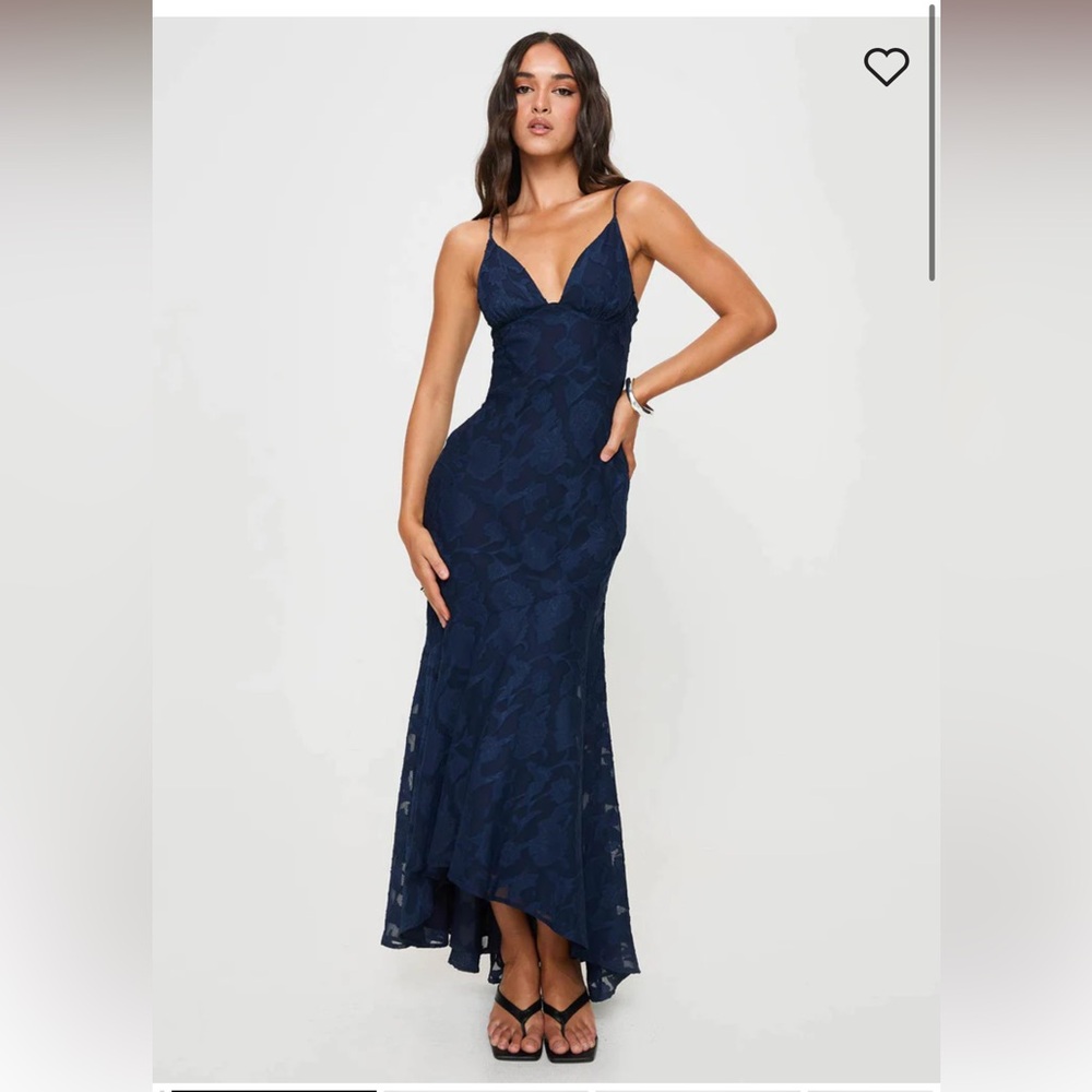 Princess Polly Cyrene Maxi Navy Dresss